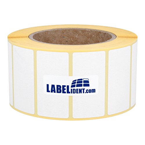 Labelident Thermoetiketten auf Rolle - 60 x 40 mm - 4.000 BPA-freie Thermodirekt Etiketten Eco auf 3 Zoll (76,2 mm) für Standard- und Industriedrucker von Labelident