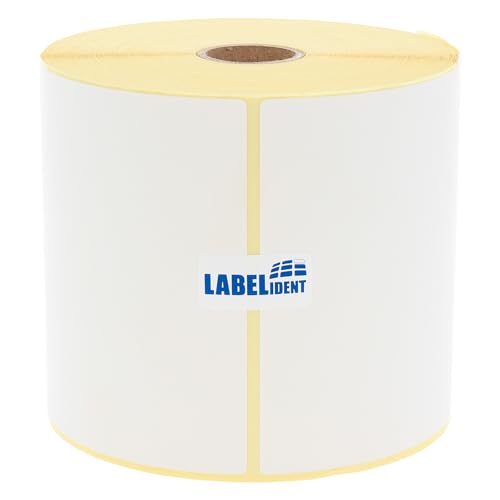 Labelident Thermo-Top Papier 101,6 x 127 mm, formatgleich mit Zebra 800264-505 - 565 Thermodirekt-Etiketten auf 1 Zoll (25,4 mm) Rolle von Labelident