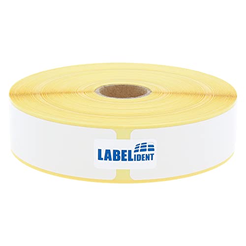 Labelident Thermo-Top Papier 25,4 x 76,2 mm, formatgleich mit Zebra 3007207-930 Thermodirekt-Etiketten auf 1 Zoll (25,4 mm) Rolle von Labelident