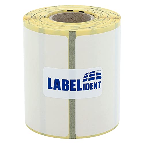 Labelident Thermo-Top Papier 50,8 x 38,1 mm, formatgleich mit Zebra 3003060-250 Thermodirekt-Etiketten auf 0,75 Zoll (19 mm) Rolle von Labelident