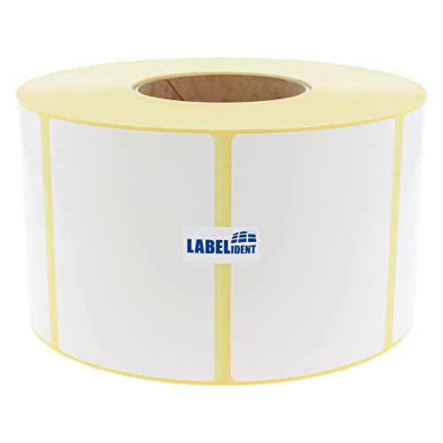 Labelident Thermoetiketten 101,6 x 76 mm, formatgleich mit Zebra Z-Perform 1000D, 3007253-T - 2110 Zebra Drucker Etiketten auf 3 Zoll Rolle für Standard- und Industriedrucker, selbstklebend von Labelident