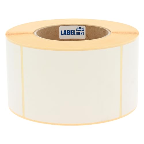 Thermoetiketten auf Rolle - 74 x 105 mm - 800 BPA-freie Thermodirekt Etiketten Eco auf 76 mm für Standard- und Industriedrucker von Labelident
