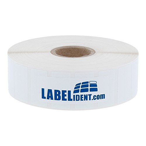 Labelident Thermotransfer Etiketten auf Rolle weiß - 25,4 x 12,7 mm - 3000 Polyester PET Etiketten für Typenschilder, 1 Zoll, selbstklebend, glänzend Labelident Thermotransfer Etiketten auf Rolle weiß - 25,4 x 12,7 mm - 3000 Polyester PET Etiketten für Typenschilder, 1 Zoll, selbstklebend, glänzend von Labelident