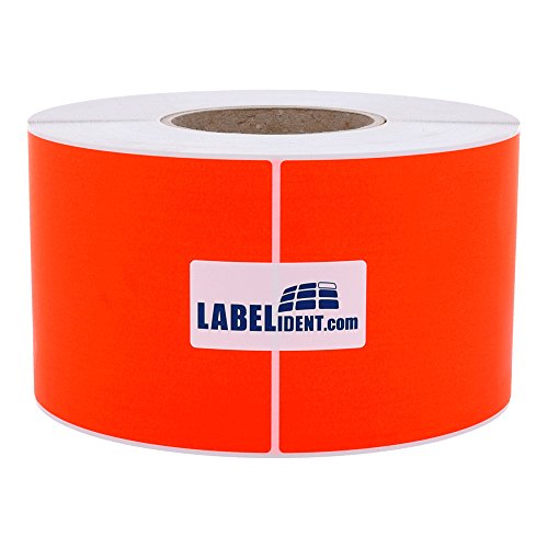 Labelident Thermotransfer-Etiketten in leuchtrot - 105 x 148 mm - 1.000 Rollenetiketten auf 3 Zoll Rolle für Standard- und Industriedrucker, Papier, selbstklebend Labelident Thermotransfer-Etiketten in leuchtrot - 105 x 148 mm - 1.000 Rollenetiketten auf 3 Zoll Rolle für Standard- und Industriedrucker, Papier, selbstklebend von Labelident