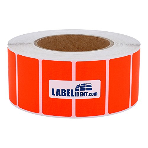 Thermotransfer-Etiketten in neonrot - 60 x 40 mm - 1.000 Rollenetiketten auf 76 mm Rolle, Papier, selbstklebend Thermotransfer-Etiketten in neonrot - 60 x 40 mm - 1.000 Rollenetiketten auf 76 mm Rolle, Papier, selbstklebend von Labelident