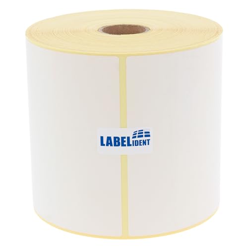 Labelident Versandaufkleber - 101,6 x 192 mm - 360 Thermo Eco Etiketten auf 1 Rolle(n) I 25 mm Kern I Selbstklebende Shipping Labels für Desktop Thermodrucker I Trägerperfo. von Labelident