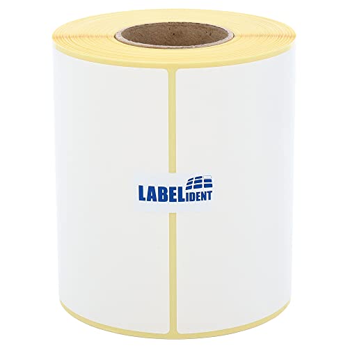 Labelident Versandetiketten DHL, DPD, Fedex, GLS, Hermes, UPS - 100 x 150 mm - 400 BPA-freie Thermo-Eco Papier Etiketten auf 1 Rolle(n), 1,57 Zoll (40 mm), Thermodirekt selbstklebend, Trägerperfo. von Labelident