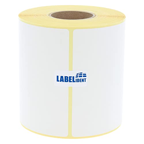 Labelident Versandetiketten DHL, DPD, Fedex, GLS, Hermes, UPS - 101,6 x 152,4 mm - 320 BPA-freie Thermo-Eco Papier Etiketten auf 1 Rolle(n), 1,57 Zoll (40 mm), Thermodirekt selbstklebend, Trägerperfo. von Labelident