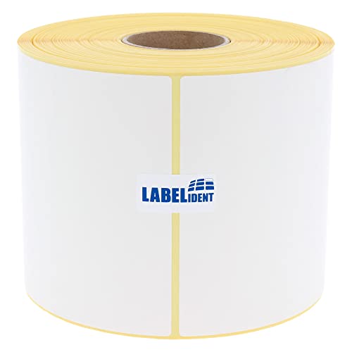 Labelident Versandetiketten DHL, DPD, Fedex, GLS, Hermes, UPS - 101,6 x 210 mm - 420 BPA-freie Thermo-Eco Papier Etiketten auf 1 Rolle(n), 1,57 Zoll (40 mm), Thermodirekt selbstklebend, Trägerperfo.. von Labelident