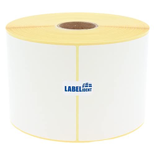 Labelident Versandetiketten DHL, DPD, Fedex, GLS, UPS - 101,6 x 152,4 mm - 950 BPA-freie Thermo-Eco Papier Etiketten auf 1 Rolle(n), 1,57 Zoll (40 mm), Thermodirekt selbstklebend, Trägerperfo. von Labelident