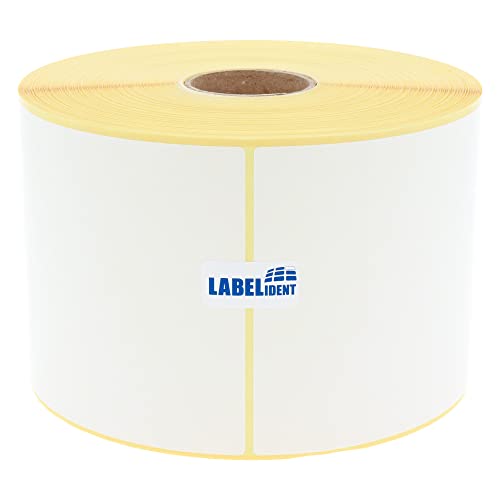 Labelident Versandetiketten DHL, DPD, Fedex, GLS, Hermes, UPS - 101,6 x 152,4 mm - 950 BPA-freie Thermo-Eco Papier Etiketten auf 1 Rolle(n), 1,57 Zoll (40 mm), Thermodirekt selbstklebend, Trägerperfo. von Labelident