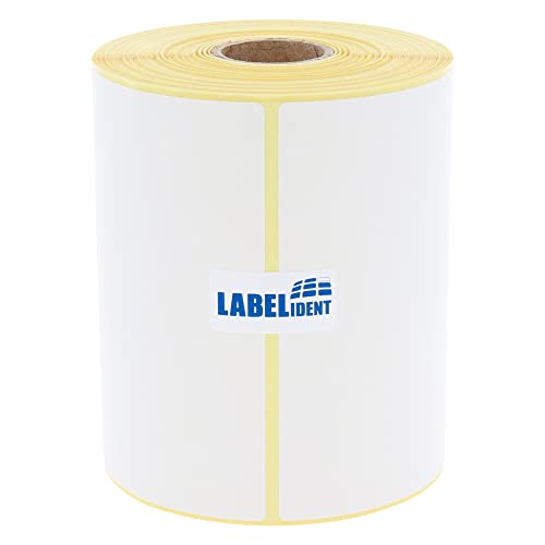 Labelident Versandetiketten DHL, Hermes, UPS, DPD, GLS, Fedex - 101,6 x 210 mm - 210 BPA-freie Thermo Eco Versandetiketten auf 1 Rolle(n), 1 Zoll Kern, Thermodirekt selbstklebend, Trägerperfo. von Labelident
