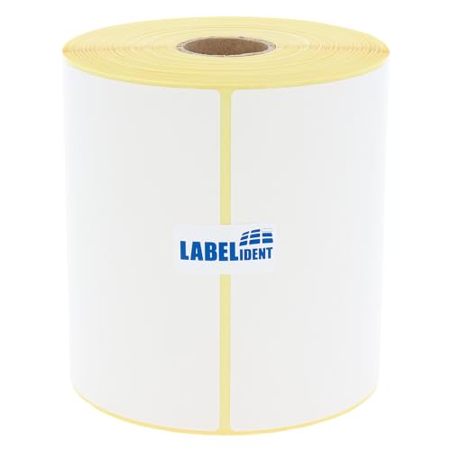Labelident Versandetiketten DHL - 103 x 199 mm - 250 BPA-freie Thermo-Top Papier Etiketten auf 1 Rolle(n), 1 Zoll (25,4 mm), Thermodirekt selbstklebend, Trägerperfo. von Labelident