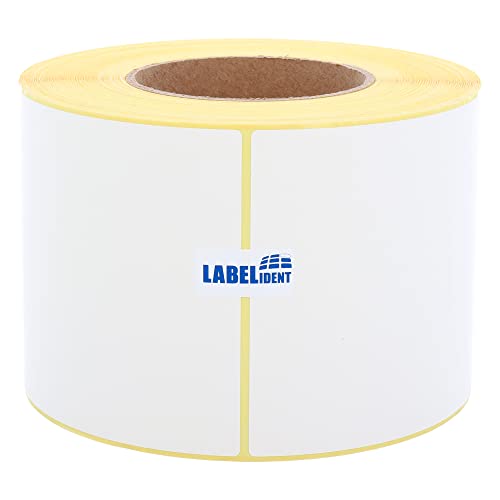 Versandetiketten DHL - 103 x 199 mm - 500 BPA-freie Thermo-Top Papier Etiketten auf 1 Rolle(n), 76 mm, Thermodirekt selbstklebend, Trägerperfo. von Labelident