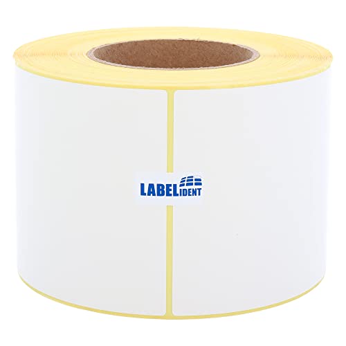 Labelident Versandetiketten DHL - 103 x 199 mm - 500 BPA-freie Thermo-Eco Papier Etiketten auf 1 Rolle(n), 3 Zoll (76,2 mm), Thermodirekt selbstklebend, Trägerperfo. von Labelident