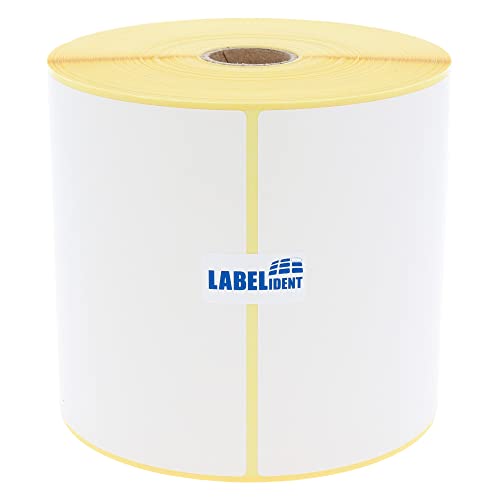 Labelident Versandaufkleber - 110 x 162 mm - 500 Thermo Eco Etiketten auf 1 Rolle(n) I 25 mm Kern I Selbstklebende Shipping Labels für Desktop Thermodrucker I Trägerperfo. von Labelident