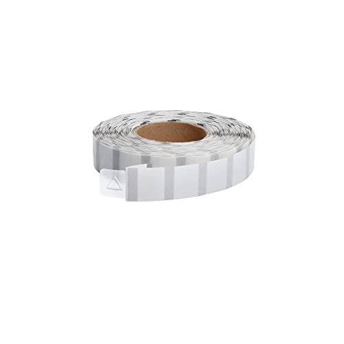 Tastbare Gefahrenhinweise nach DIN EN ISO 11683-15 x 15 mm - 1.000 Warnzeichen aus Polyethylen auf Rolle, 40 mm Kern, transparent, selbstklebend von Labelident