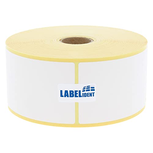 Thermoetiketten - 50 x 80 mm - 1.000 Thermodirekt Etiketten Eco selbstklebend auf Rolle, 25 mm Kern Thermoetiketten - 50 x 80 mm - 1.000 Thermodirekt Etiketten Eco selbstklebend auf Rolle, 25 mm Kern von Labelident