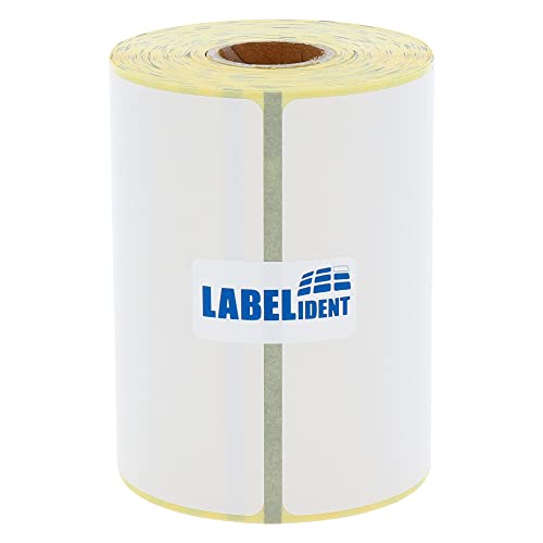Zebra kompatible Thermoetiketten Eco, Z-Perform 1000D - 76,2 x 50,8 mm - 187 Etiketten für Zebra Drucker auf 19 mm Kern, selbstklebend von Labelident