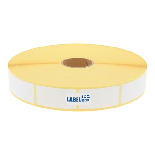 Thermotransfer-Etiketten auf Rolle weiß - 25,4 x 50,8 mm - Papier, selbstklebend - 4.000 Haftetiketten auf 1 Rolle/n, 40 mm Kern, Blanko Rollenetiketten Thermotransfer-Etiketten auf Rolle weiß - 25,4 x 50,8 mm - Papier, selbstklebend - 4.000 Haftetiketten auf 1 Rolle/n, 40 mm Kern, Blanko Rollenetiketten von Labelident