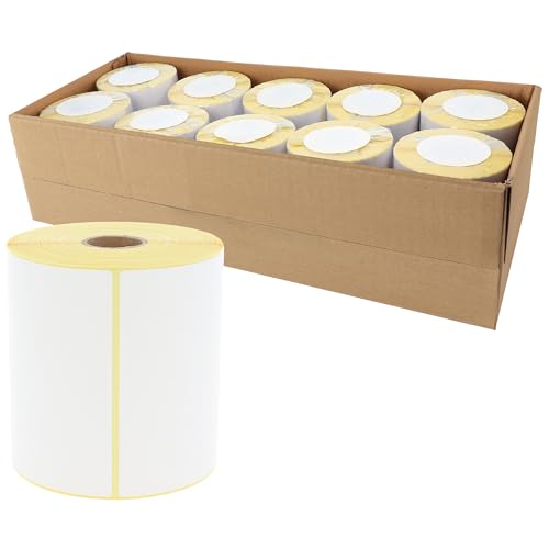 Versandetiketten DHL - 103 x 199 mm - 2.500 Thermo-Eco Papier Etiketten auf 10 Rolle(n) mit 25 mm Kern, Thermodirekt Etiketten selbstklebend, Trägerperfo. von Labelident