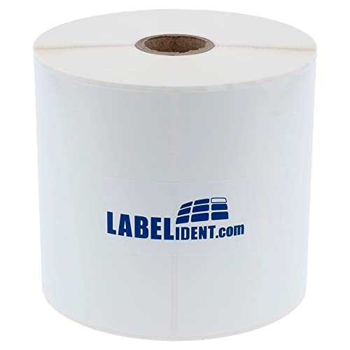 Zebra kompatible Polyester Etiketten, Z-Ultimate 3000T weiß - 100 x 150 mm - formatgleich mit Zebra 3006968-500 Etiketten für Zebra Drucker auf 25 mm Kern, selbstklebend von Labelident
