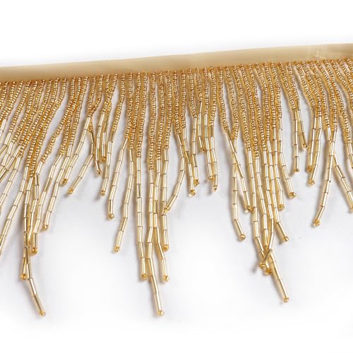 Labellezalady 1 m lang, 10,9 cm breit, Golf-Perlen, Fransenbordüre, Glasperlen, gewellt, Wasserform, Fransenbordüre, Quastenkette, für Kleidung, Zubehör, DIY-Dekoration Labellezalady 1 m lang, 10,9 cm breit, Golf-Perlen, Fransenbordüre, Glasperlen, gewellt, Wasserform, Fransenbordüre, Quastenkette, für Kleidung, Zubehör, DIY-Dekoration von Labellezalady
