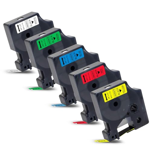 Labelwell 5x Kompatibel Schriftband Ersatz für D1 40913 40916 40917 40918 40919 9mm x 7m für LabelManager 160 280 300 360D 420P 450D 500TS 120P Dynmo LabelPoint 200 250 300 Dynmo Labelwriter 450 duo Labelwell 5x Kompatibel Schriftband Ersatz für D1 40913 40916 40917 40918 40919 9mm x 7m für LabelManager 160 280 300 360D 420P 450D 500TS 120P Dynmo LabelPoint 200 250 300 Dynmo Labelwriter 450 duo von Labelwell