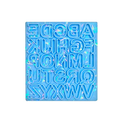 Labstandard Holographische Alphabet Form Anhänger Silikonform DIY Glänzende Buchstabenform Ohrring Schlüsselanhänger Epoxidharz Form Labstandard Holographische Alphabet Form Anhänger Silikonform DIY Glänzende Buchstabenform Ohrring Schlüsselanhänger Epoxidharz Form von Labstandard