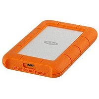 LACIE Rugged USB C 1 TB externe HDD-Festplatte orange von Lacie