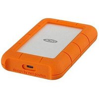 LACIE Rugged USB C 4 TB externe HDD-Festplatte orange von Lacie
