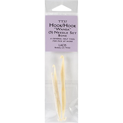 Lacis TT37 Double Ended Bone Crochet Hooks, 3-Pack Lacis TT37 Double Ended Bone Crochet Hooks, 3-Pack von Lacis