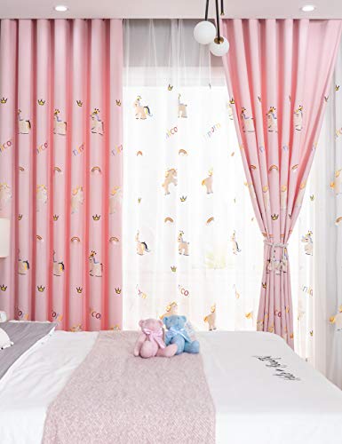 Lactraum Gardine Kinderzimmer Mädchen Prinzessin Bestickt Einhorn Regenbogen Wolke Krone Voile Universalband 145 x 245 cm Lactraum Gardine Kinderzimmer Mädchen Prinzessin Bestickt Einhorn Regenbogen Wolke Krone Voile Universalband 145 x 245 cm von Lactraum