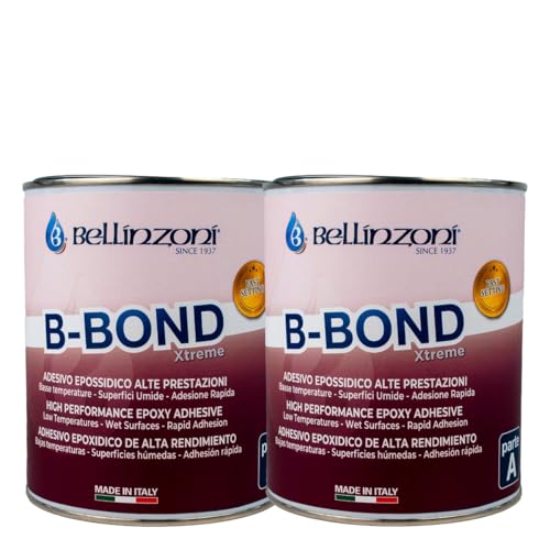 Bellinzoni B-Bond Xtreme 2-Komponenten-Epoxid-Dichtmasse, 3 kg (1,5 + 1,5) für Marmor, Stein, Quarz, Keramik von Ladecormarmi