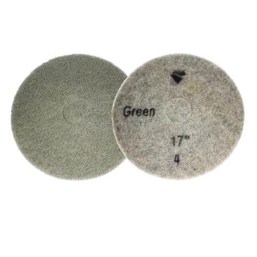 Diamantfilze Ø430 für Einscheibenmaschine – Professionelle Schleifscheiben zur Wiederherstellung und Polieren von Böden aus Marmor, Granit und Beton – Set 400/800/1500/3000 (Grün, 430 mm, 3000, extra Diamantfilze Ø430 für Einscheibenmaschine – Professionelle Schleifscheiben zur Wiederherstellung und Polieren von Böden aus Marmor, Granit und Beton – Set 400/800/1500/3000 (Grün, 430 mm, 3000, extra von Ladecormarmi