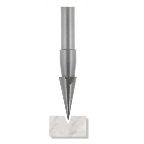 Incimar Kegelschneider 25° mit runder Spitze R.1, 80 mm Höhe für CNC-Kantographen zur Bearbeitung von Marmor, Stein und Granit von Ladecormarmi