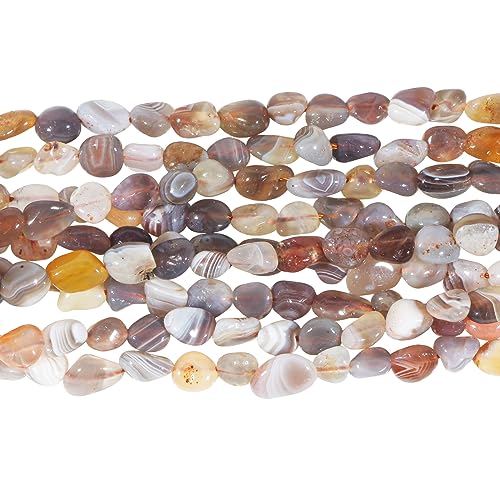 Ladeukoi 32" Tumbled Edelstein Chip lose Perlen für die Schmuckherstellung, 6-10mm polierte Kristall gebohrte Perle Handwerk unregelmäßig geformt, Achat des Persischen Golfs Ladeukoi 32" Tumbled Edelstein Chip lose Perlen für die Schmuckherstellung, 6-10mm polierte Kristall gebohrte Perle Handwerk unregelmäßig geformt, Achat des Persischen Golfs von Ladeukoi