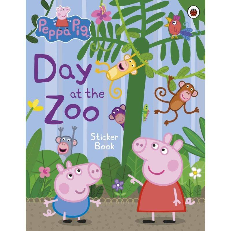 Peppa Pig: Day At The Zoo Sticker Book - Peppa Pig, Kartoniert (TB) von Ladybird