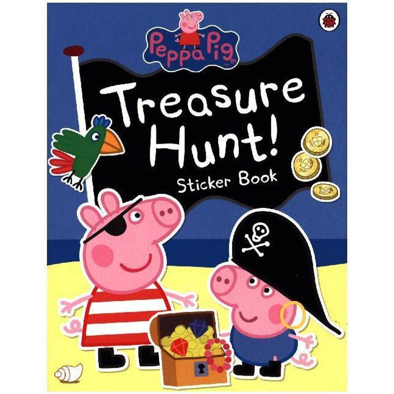 Peppa Pig: Treasure Hunt! Sticker Book, Kartoniert (TB) von Ladybird
