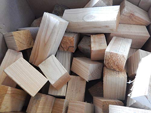 LÄRCHE KANTHOLZ 60x60 RESTE ABSCHNITTE BASTELN SPIELEN DRECHSELN (20) von Lärche