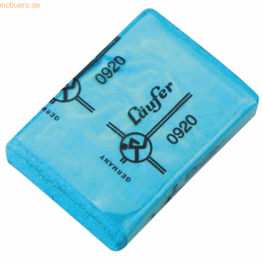 20 x Läufer Knet-Radierer 46x32x10,5mm blau 20 x Läufer Knet-Radierer 46x32x10,5mm blau von Läufer