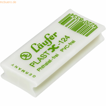 40 x Läufer Radiergummi Plast X-124 45x20x9mm weiß 40 x Läufer Radiergummi Plast X-124 45x20x9mm weiß von Läufer