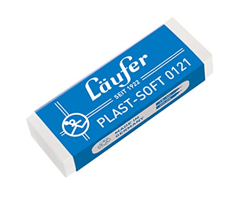 Läufer 00121 Plast Soft 0121 Radierer, weicher Radiergummi aus Kunststoff, für Bleistifte und Buntstifte, transparent Läufer 00121 Plast Soft 0121 Radierer, weicher Radiergummi aus Kunststoff, für Bleistifte und Buntstifte, transparent von Läufer