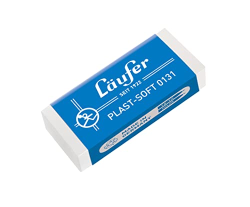 Läufer 00131 Plast Soft 0131 Radierer, weicher Radiergummi aus Kunststoff, für Bleistifte und Buntstifte, transparent Läufer 00131 Plast Soft 0131 Radierer, weicher Radiergummi aus Kunststoff, für Bleistifte und Buntstifte, transparent von Läufer