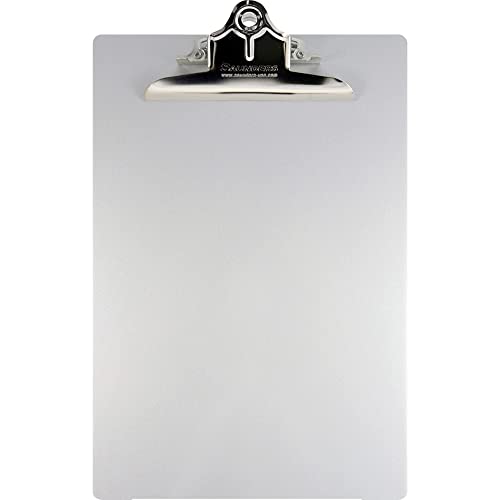 Läufer 22517 Aluminum Klemmbrett für DIN A4, extra starke und breite Klemme, stabile Schreibplatte, Hängeloch, abgerundete Ecken, silber Läufer 22517 Aluminum Klemmbrett für DIN A4, extra starke und breite Klemme, stabile Schreibplatte, Hängeloch, abgerundete Ecken, silber von Saunders