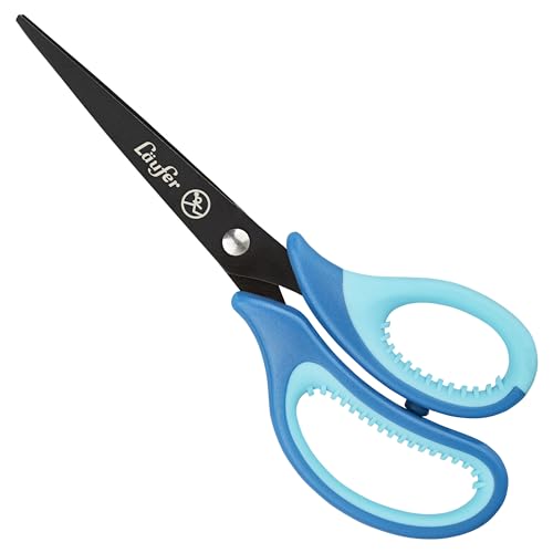 Läufer 87227 Ergonomische Schulschere, spitz, Schule ab 1. Klasse, dunkelblau/hellblau, Bastelschere für Rechtshänder Läufer 87227 Ergonomische Schulschere, spitz, Schule ab 1. Klasse, dunkelblau/hellblau, Bastelschere für Rechtshänder von Läufer