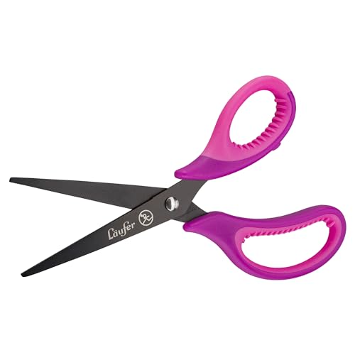 Läufer 87228 Ergonomische Schulschere, spitz, Schule ab 1. Klasse, lila/pink, Bastelschere für Rechtshänder Läufer 87228 Ergonomische Schulschere, spitz, Schule ab 1. Klasse, lila/pink, Bastelschere für Rechtshänder von Läufer