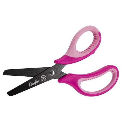 Läufer 87222 Ergonomische Bastelschere für Kinder, Schule ab 1. Klasse, pink/rosa, für Rechtshänder, Schere mit runder Spitze Läufer 87222 Ergonomische Bastelschere für Kinder, Schule ab 1. Klasse, pink/rosa, für Rechtshänder, Schere mit runder Spitze von Läufer