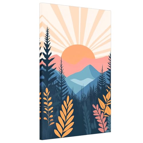 Diamond Painting Karikatur Diamond Painting Erwachsene Landschaft DIY Full Drill Diamant Bilder Anfänger Set，Runder Vollbohrer Malerei Stickerei Kreuzstich，Geeignet Geschenke Dekor 90x180cm Xy-1153 von Laewaele