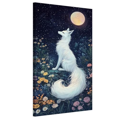 Diamond Painting Traum Diamond Painting Erwachsene Fuchs DIY Full Drill Diamant Bilder Anfänger Set，Runder Vollbohrer Malerei Stickerei Kreuzstich，Geeignet Geschenke Home Wand Dekor 80x160cm Xy-1169 von Laewaele